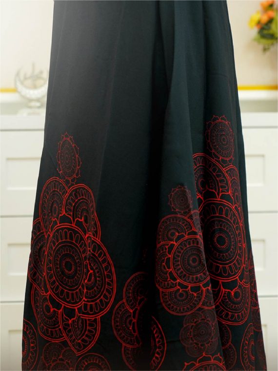 MANDALA - Gamis Set (Black) - Gambar 3