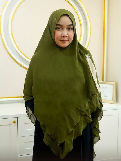 NUNNAH – Khimar Only (Dusty Green)