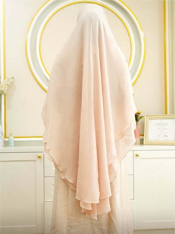 ZENIA - Gamis Set (Cream) - Gambar 3