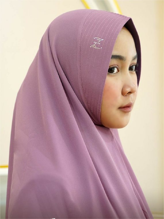 ROROJONGRANG - Khimar Only (Royal Purple) - Gambar 2