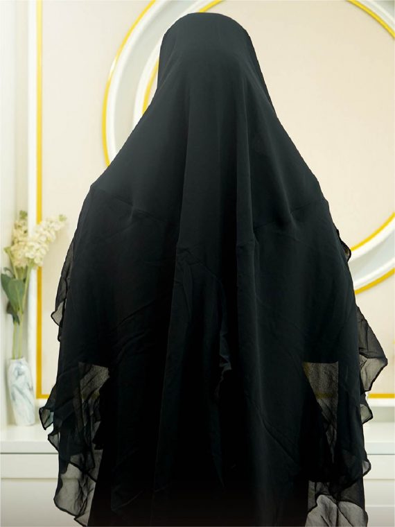MODEL S119 - Khimar Only (Black) - Gambar 3