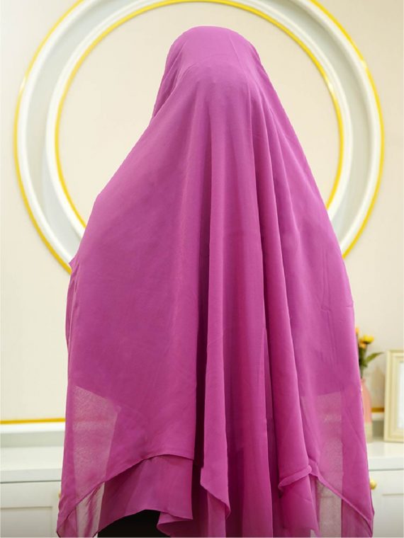 SARAH – Khimar Only (Raspberry) - Gambar 3