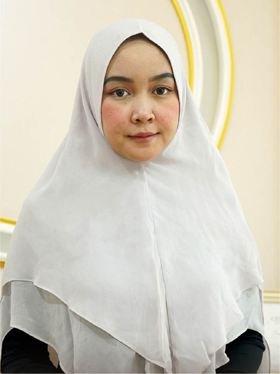 SARAH – Khimar Only (Silver)