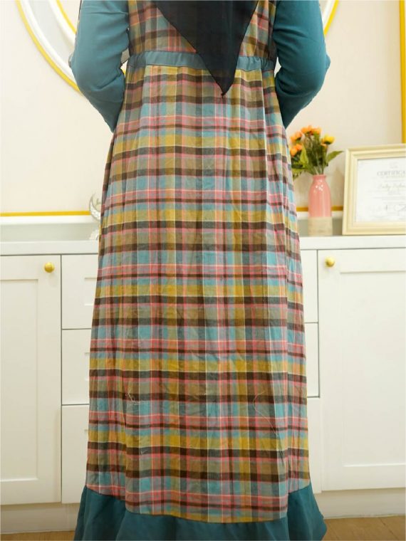 TARTAN - Dress Only (Green) - Gambar 3