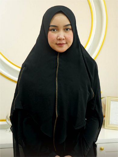 ZAYNA ZIPPY - Khimar Only (Black)