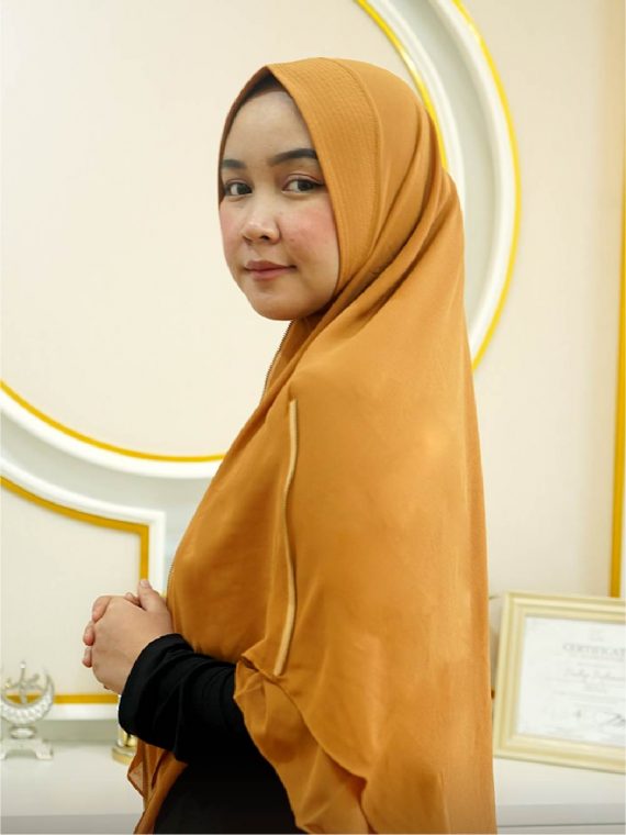ZAYNA ZIPPY - Khimar Only (Sunset) - Gambar 2