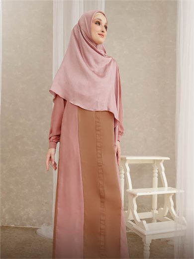 YUMNA – Dress Full Set (Dusty Rose)
