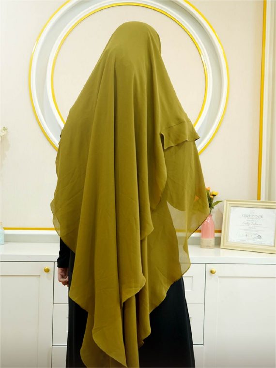 SASMAYA - Khimar Only (Olive) - Gambar 3