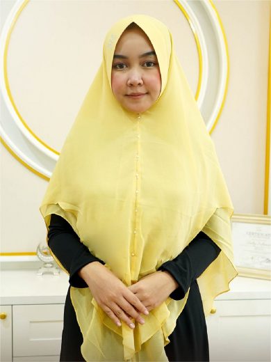 SAVIRA - Khimar Only (Banana)