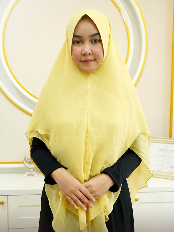 SAVIRA - Khimar Only (Banana)