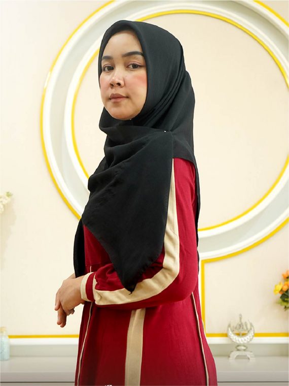 ADISA – Dress Only (Maroon) - Gambar 2