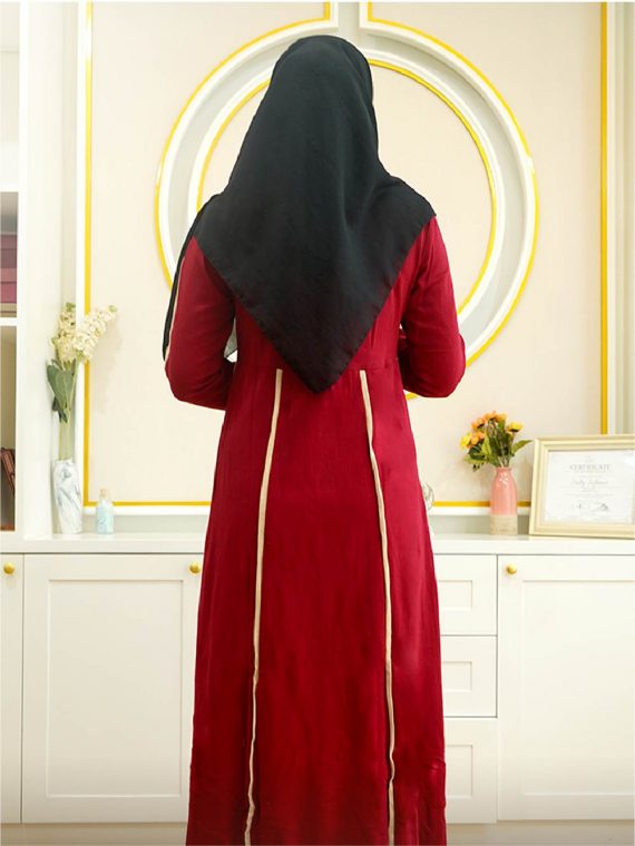 ADISA – Dress Only (Maroon) - Gambar 3