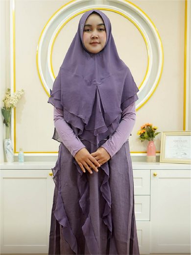 SEVIA – Gamis Set (Purple)