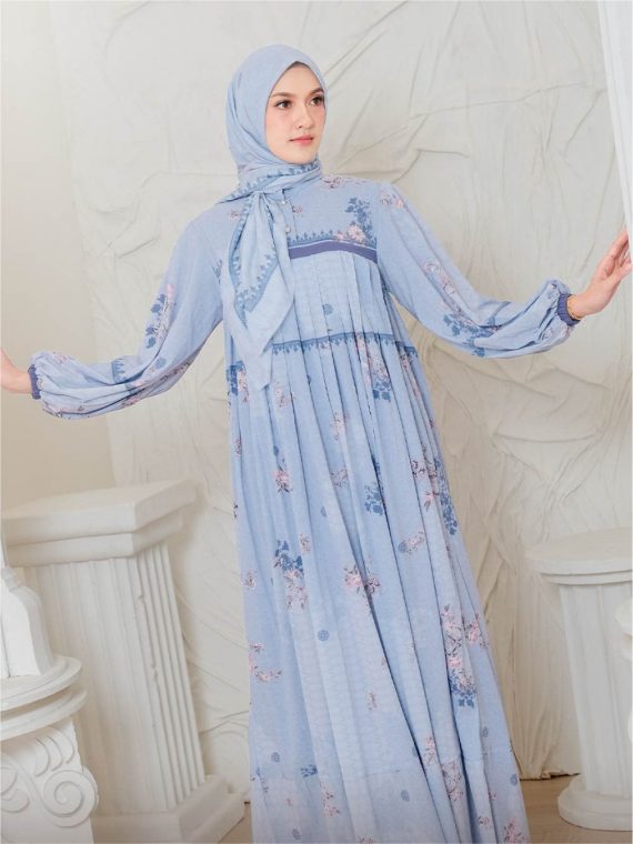 DANEN – Dress Set (Soft Blue) - Gambar 2