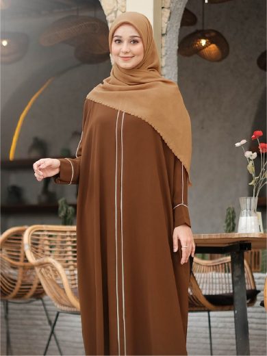 NAURA – Gamis Set (Mocca)
