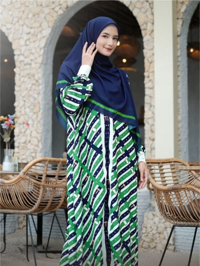 LEONA – Gamis Set (Green)