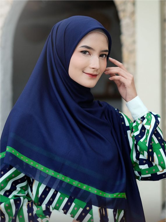 LEONA – Gamis Set (Green) - Gambar 3