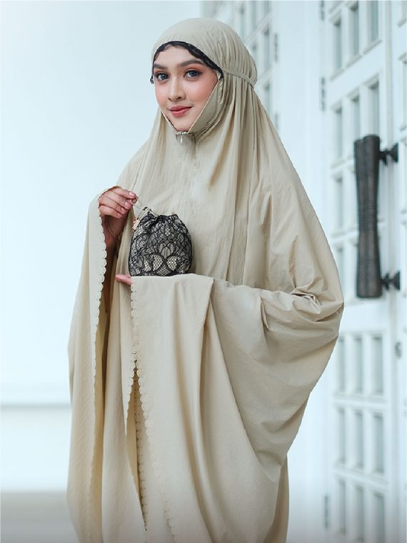 LAESHA - Travel Prayer Set (Cream) - Gambar 3