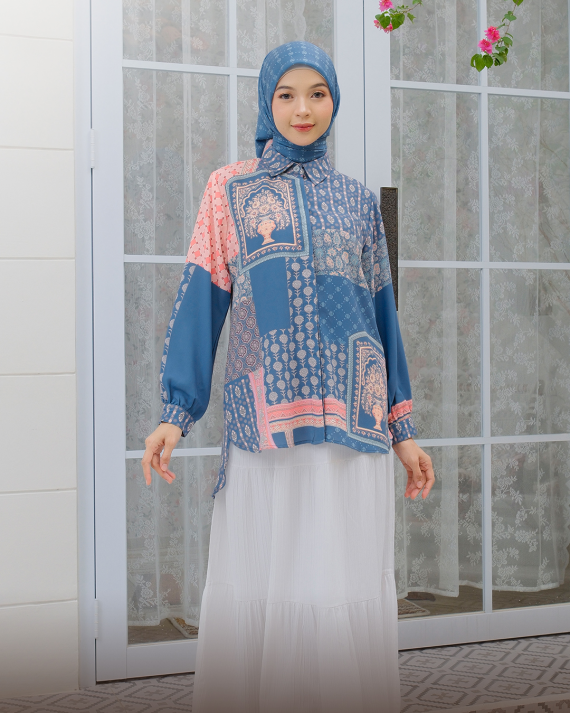 RAYYA - Top Only ( Muted Blue )