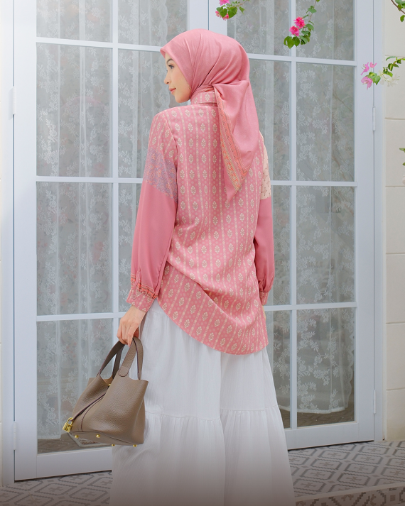 RAYYA - Top Only ( Dusty Pink ) - Gambar 2