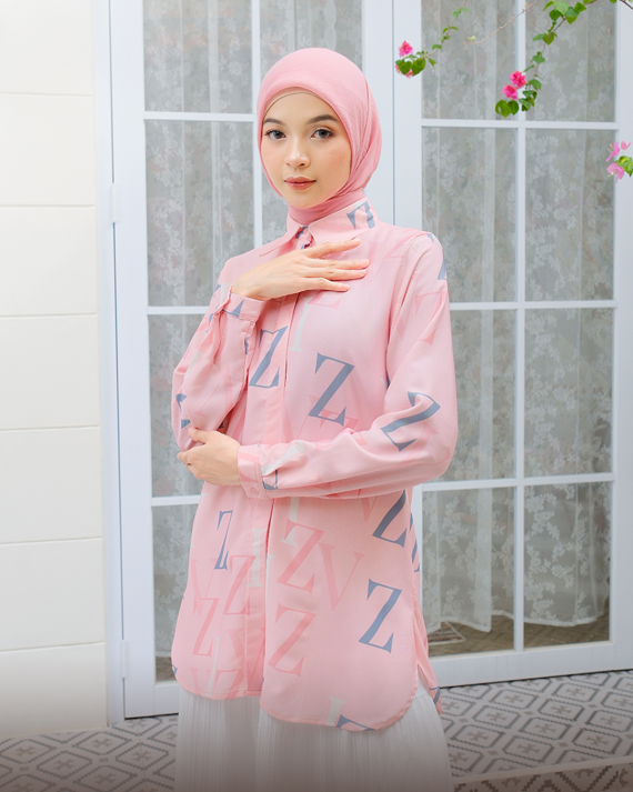 NAWEL - Top Only ( Pink ) - Gambar 3