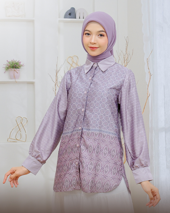 TANISHA - Top Only ( Languid Lavender ) - Gambar 3