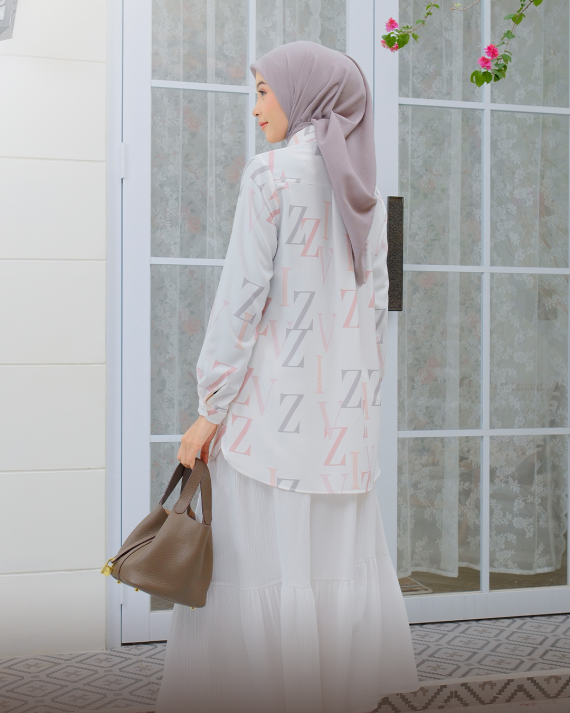 NAWEL - Top Only ( Putih ) - Gambar 2