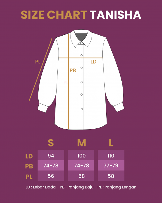 TANISHA - Top Only ( Elegance Violet ) - Gambar 4