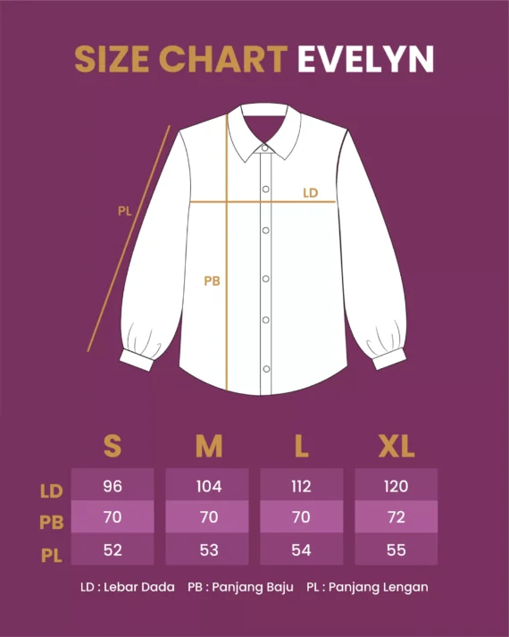 EVELYN - Blouse (Pink) - Gambar 4